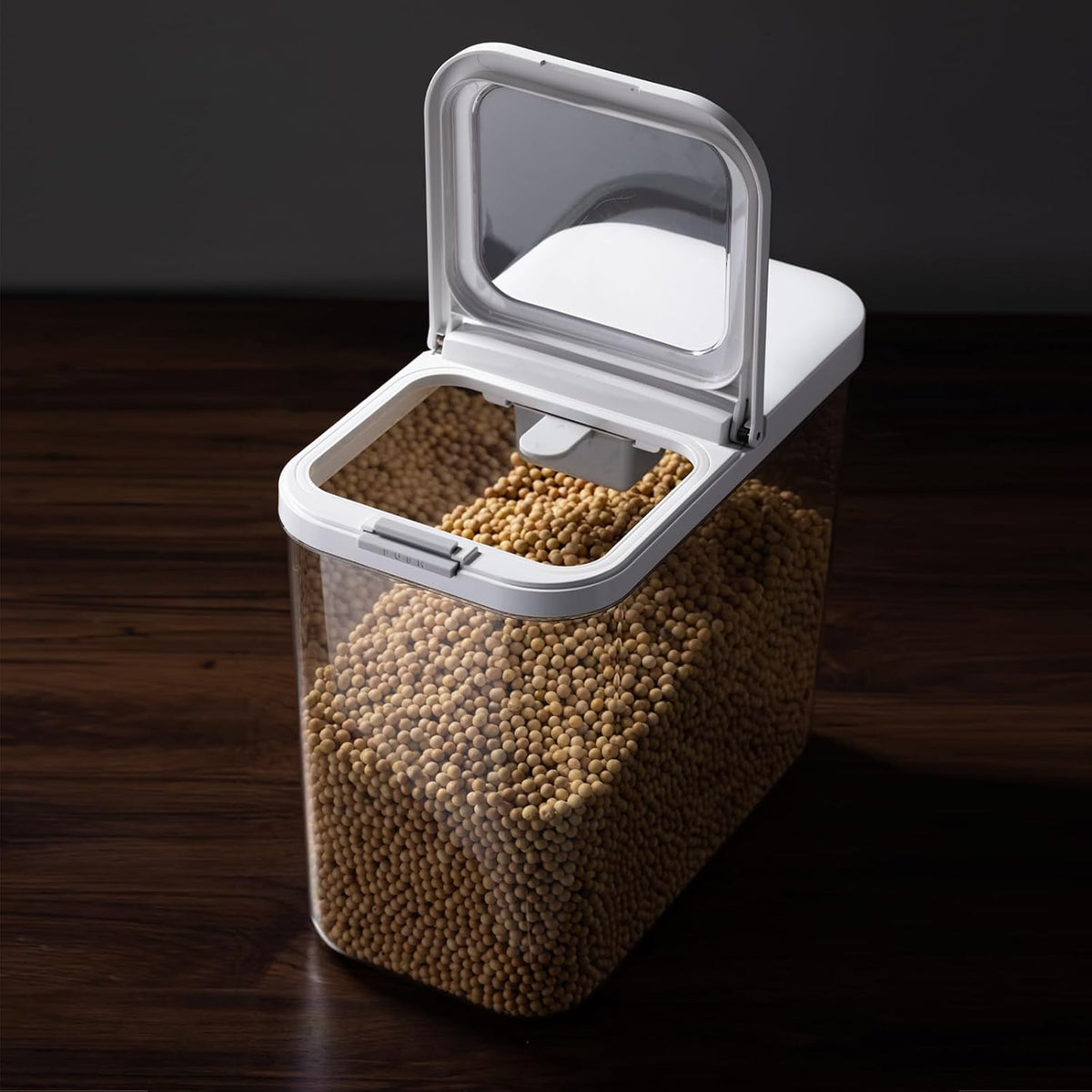 20-25 lbs Rice Dispenser with measuring spoon - Rice Container