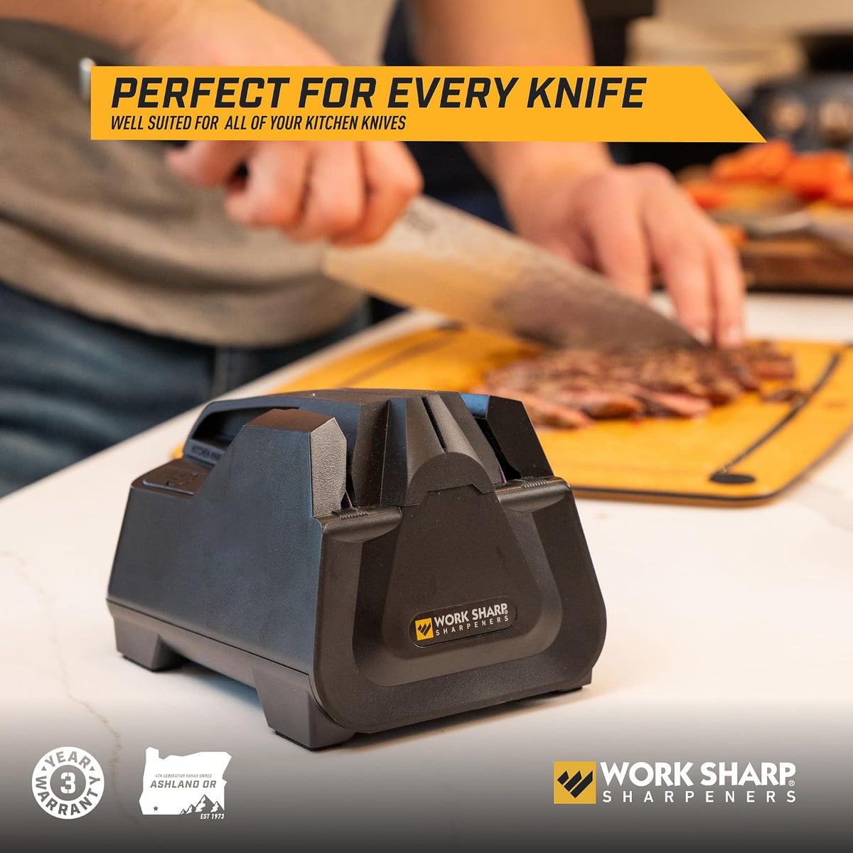E2 Electric Kitchen Knife Sharpener – features