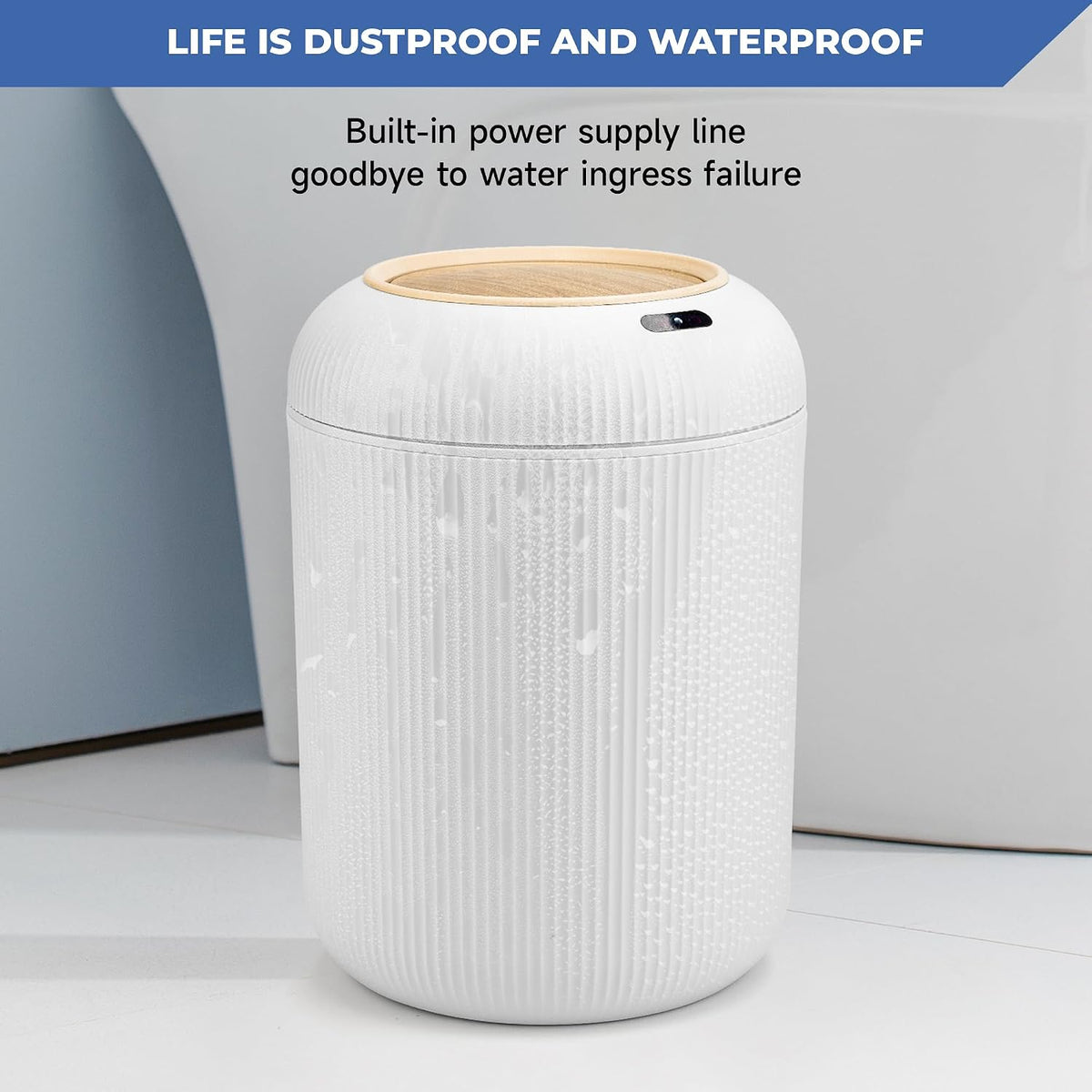 Smart Sensor Wastebasket, Convenient and Hygienic Easy to Use – set view