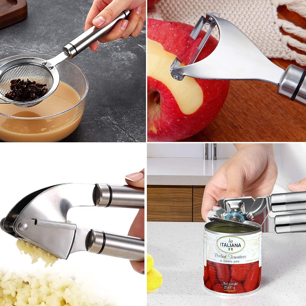 Kitchen Utensils Set- 35 PCs Cooking Utensils with Grater,Tongs, Spoon Spatula – set view