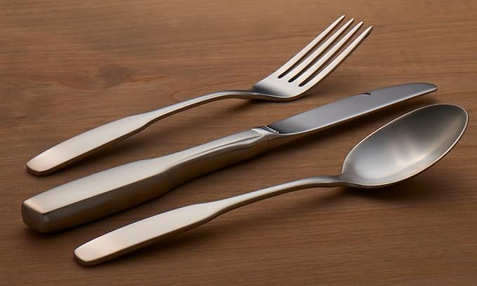 Oneida Paul Revere Fine Flatware Dinner Spoons, Set of 4, 18/10 Stainless Steel