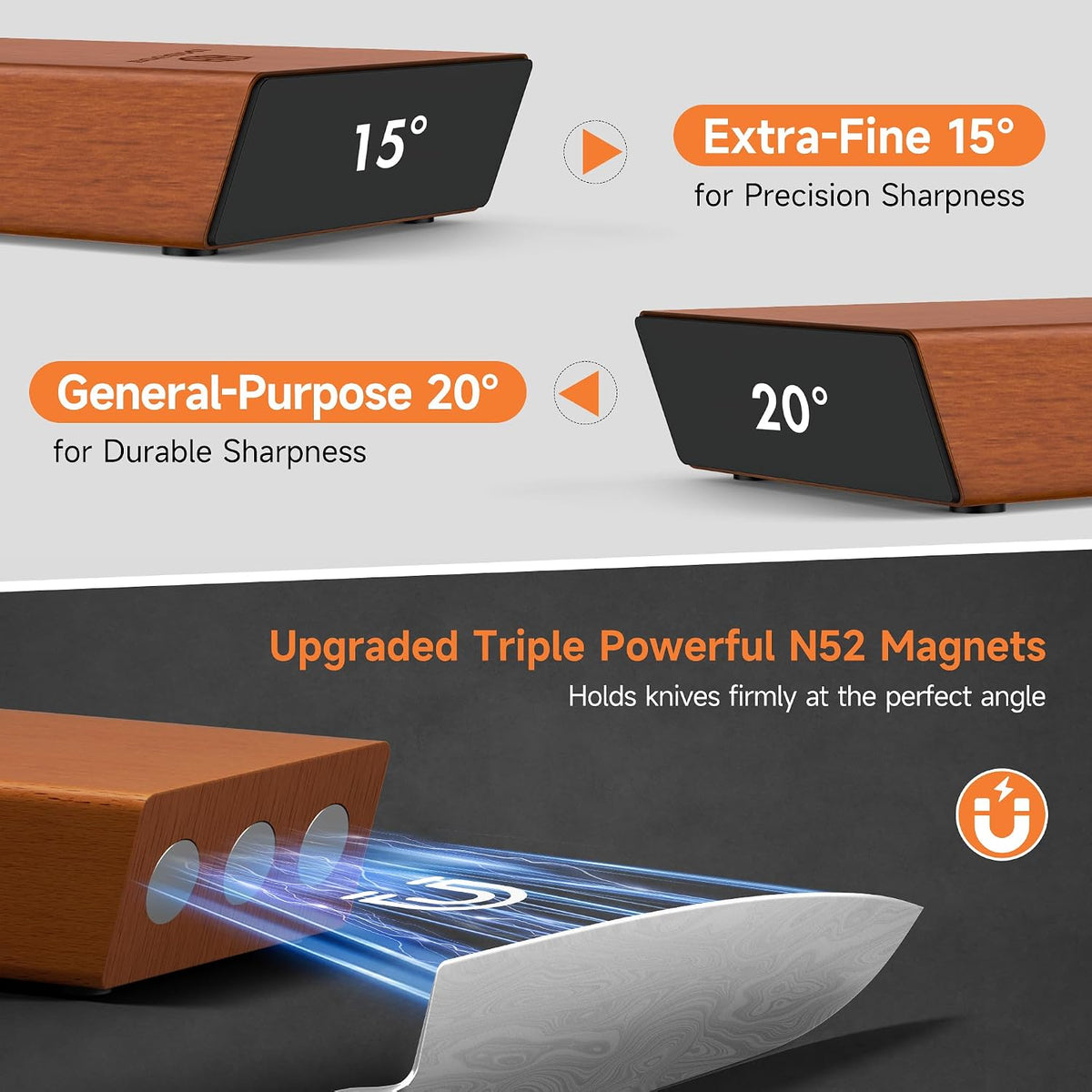 Rolling Knife Sharpener with Diamond & Ceramic Disc, Classic Kit – alternate view