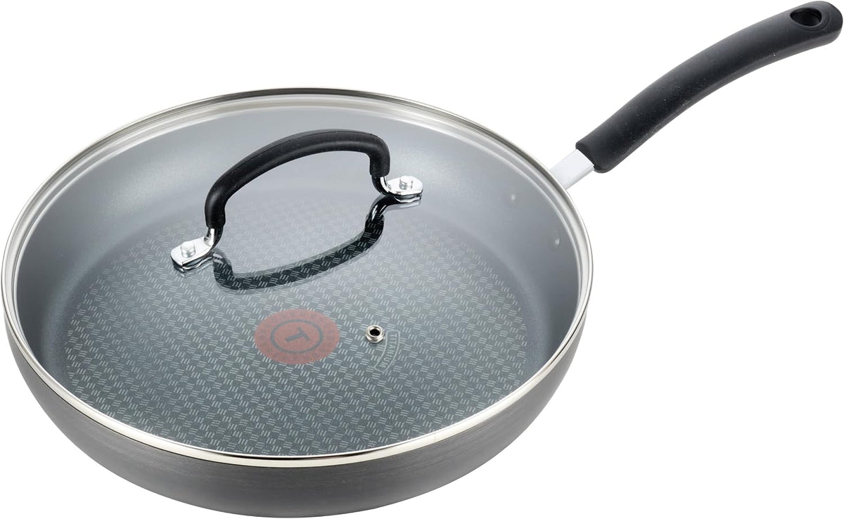 Ultimate Hard Anodized Nonstick Fry Pan With Lid 12 Inch, Oven Broiler Safe