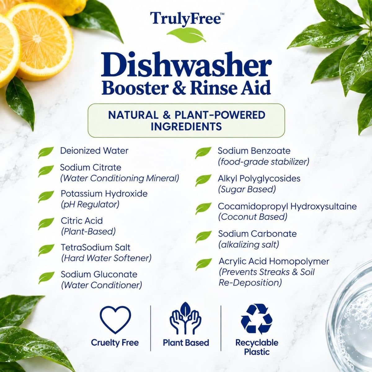 Dishwasher Booster & Rinse Aid Refills - Pack of 3 – detail