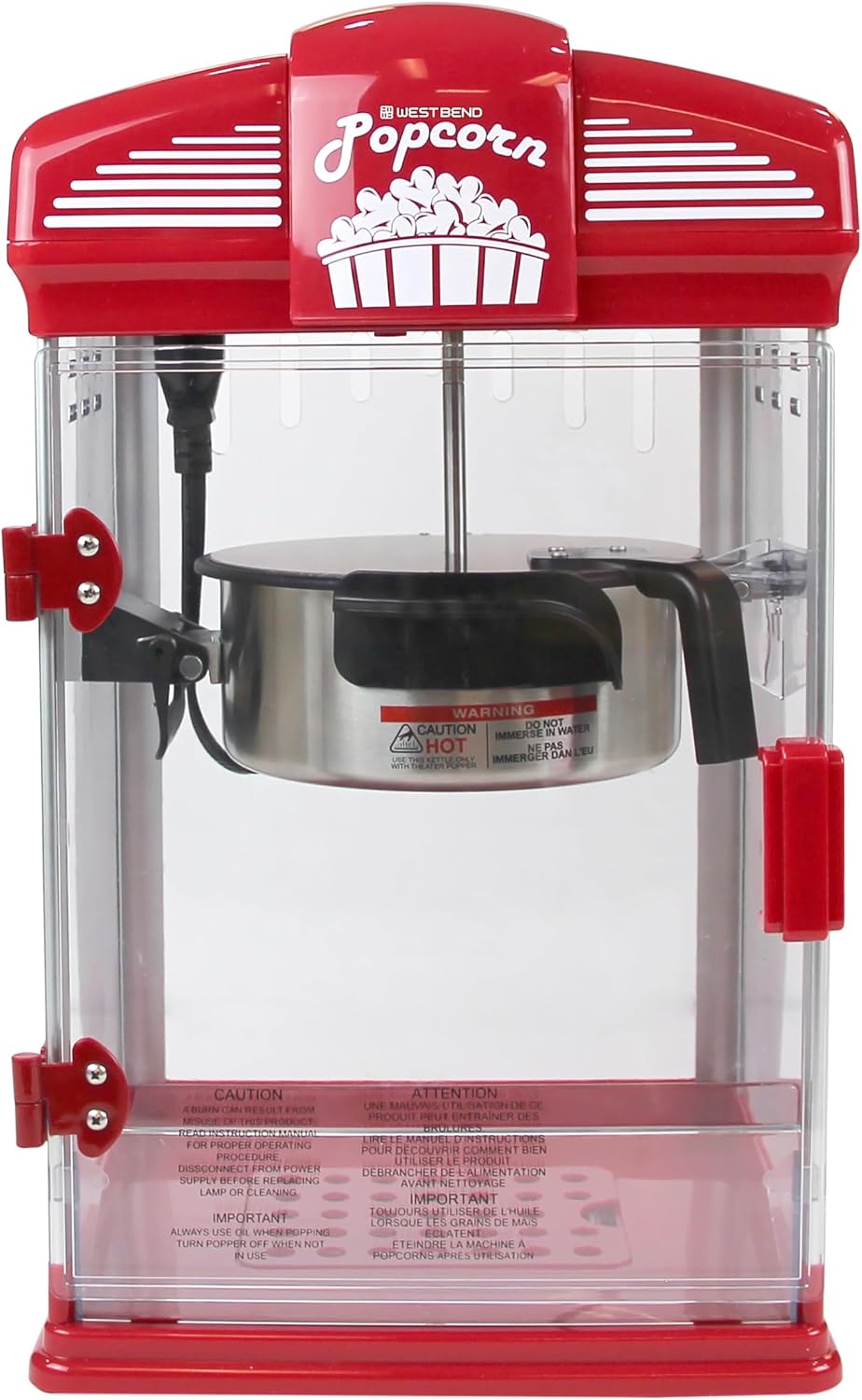 Theater Crazy Movie Theater Popcorn Popper, Gourmet Popcorn Maker Machine – set view