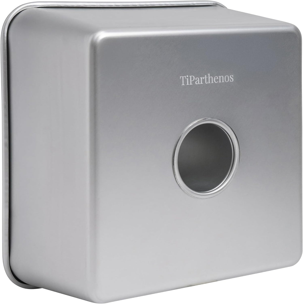 One-Piece Square Tube Cake Pan, 18 Cup, Anodized Aluminum, 9 x 9 x 4.5 – another angle