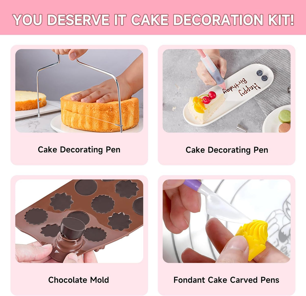 Cake Decorating Kit - Cake Turntable for Decorating with Baking Springform – size reference