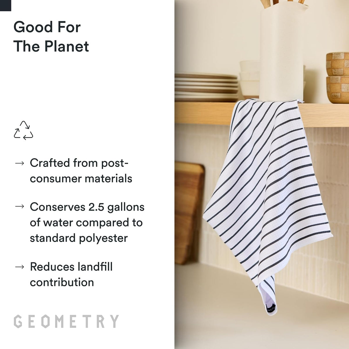Kitchen Tea Towels - Quick Dry Microfiber Dish Towels for Kitchen Linen Breeze – close-up