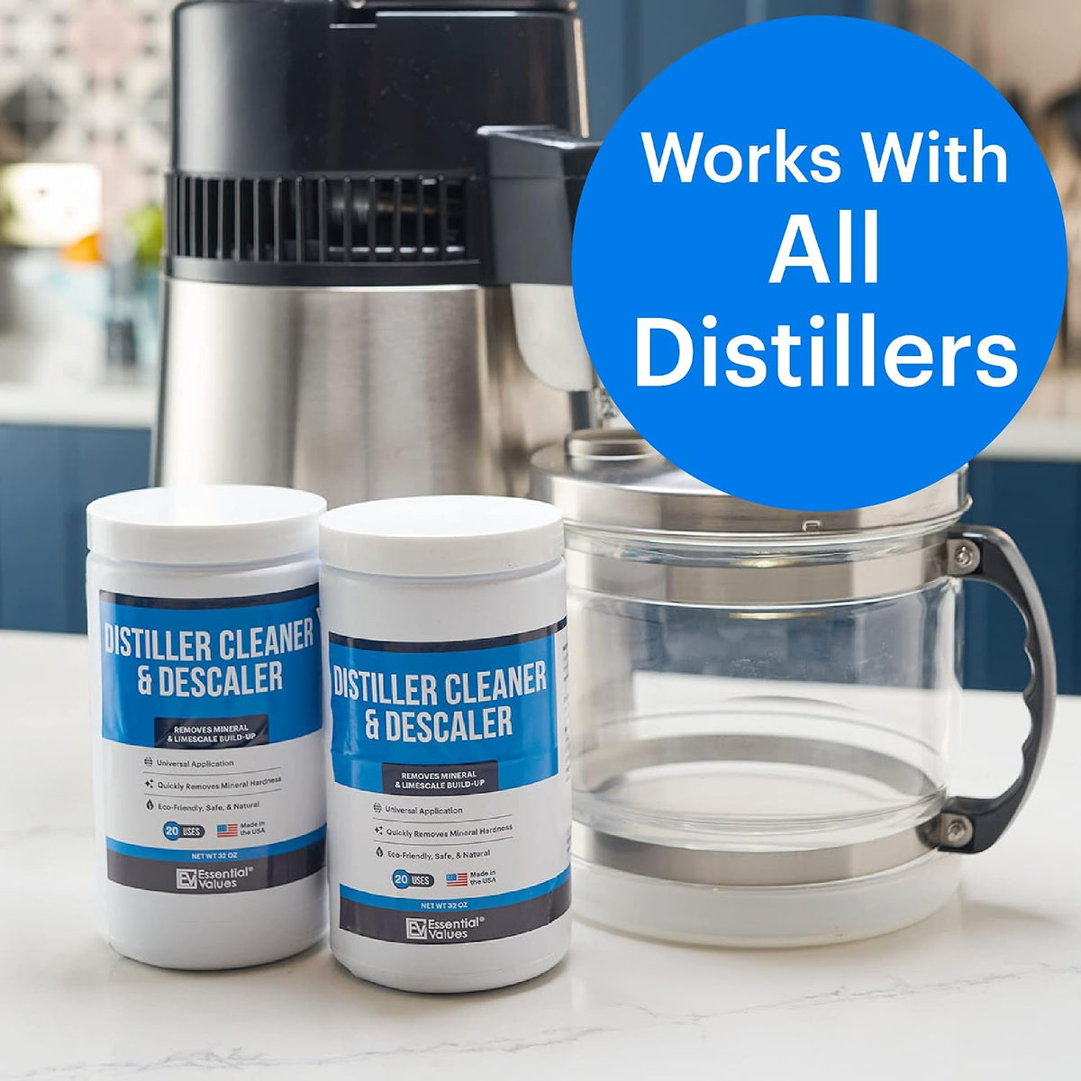 Universal Descaler - Espresso Descaling Solution - Coffee Machine Cleaner – another angle