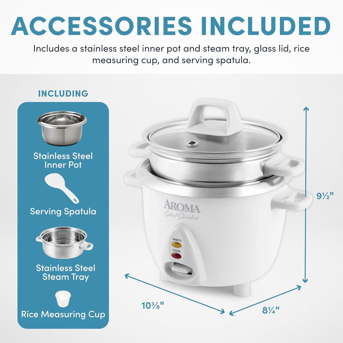 Housewares 6-Cup (Cooked yield ) / 1.2Qt. Select Stainless Pot-Style Rice – alternate view
