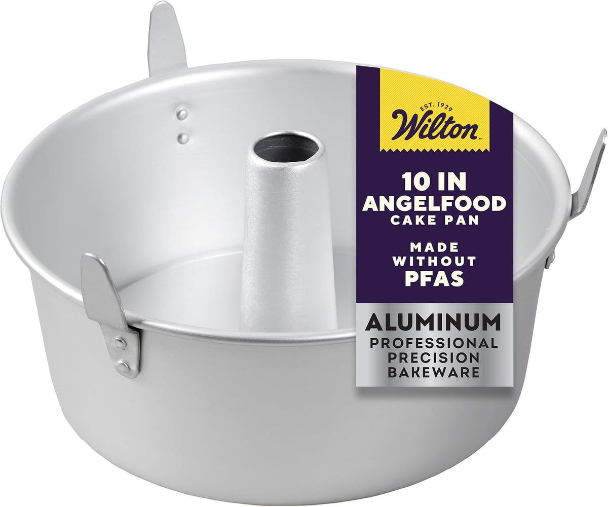 Aluminum Angel Food Tube Cake Pan, Made Without PFAS, 10 in.