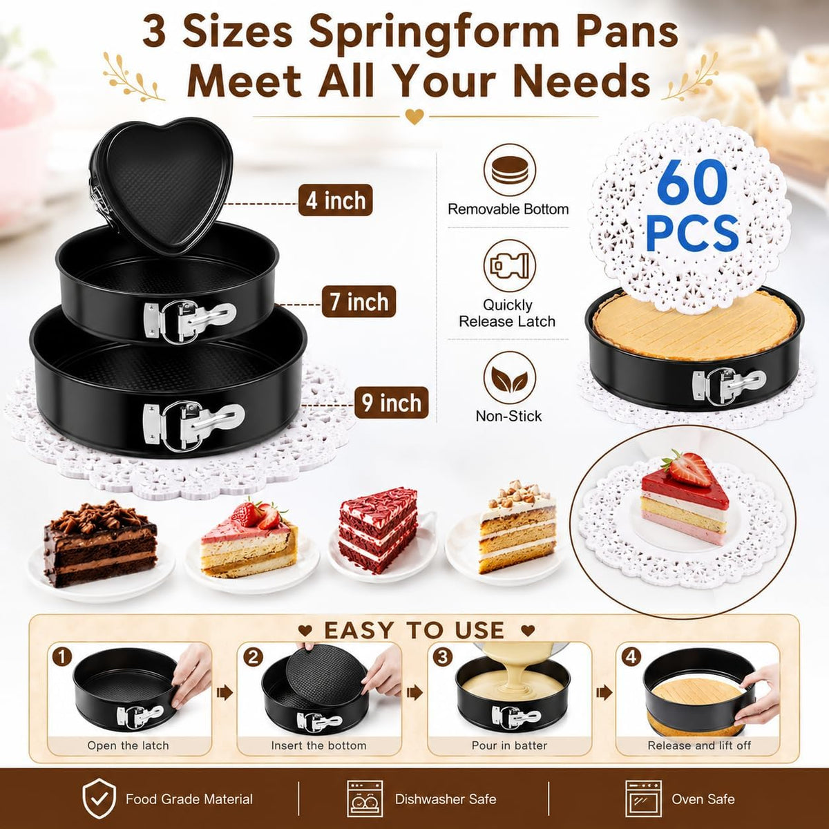 567 PCS Cake Decorating Kits with Baking kit Tools for Beginners & Pros – detail