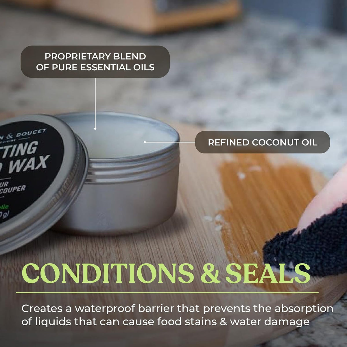 Ultimate Cutting Board Maintenance Kit - Cutting Board Oil, Cutting Board Soap – alternate view