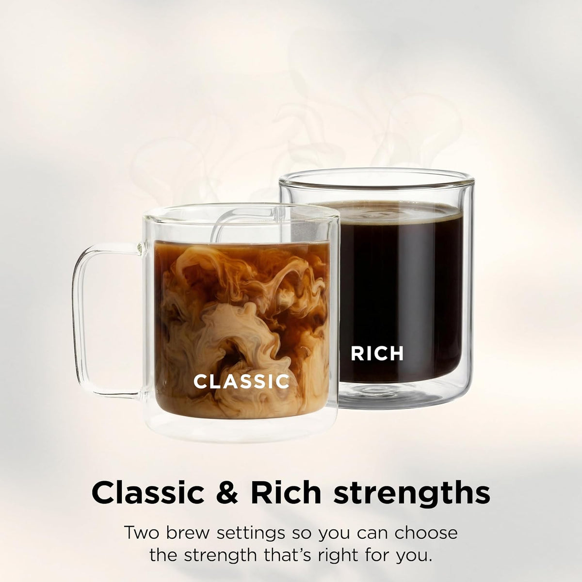 Fresh Brew Coffee Maker, 12 Cup Glass Carafe, Stainless Steel, CE251 – close-up