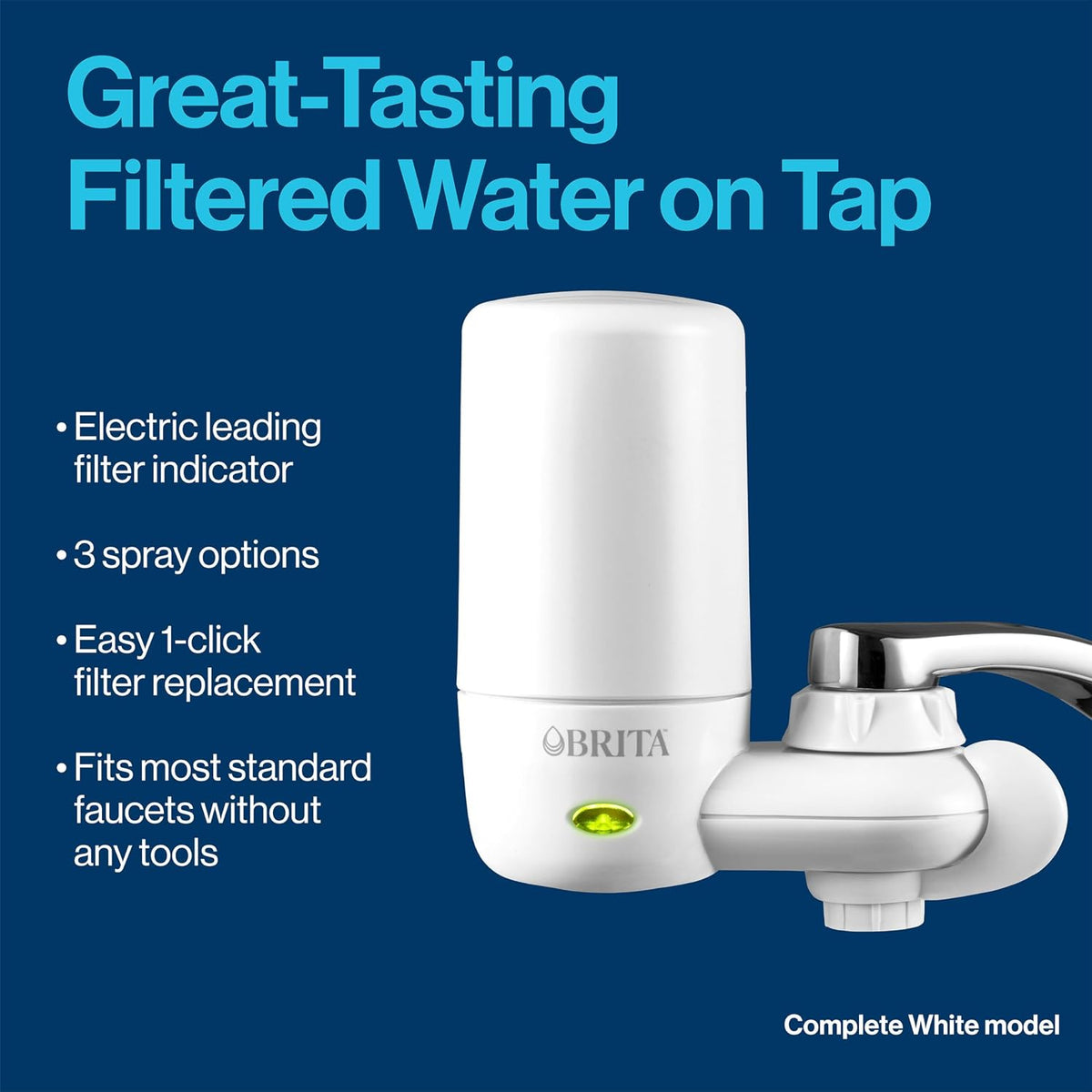 Elite Replacement Faucet Water Filter, Chrome, 3 Count – alternate view