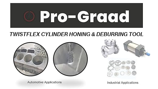 TwistFlex Cylinder Hone | 1-1/2" 320AO for Brake Cylinders, Valve Guides, Hydraulics, 1.5" Diameter for Hole Diameters 1.37"- 1.5" | Aluminum Oxide 320 Grit (Pack of 1)