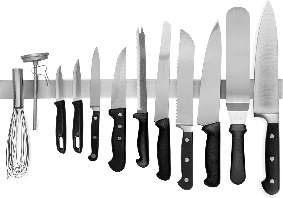 Magnetic Knife Holder for Wall and Fridge - 24" Knife Magnetic Strip, Magnet