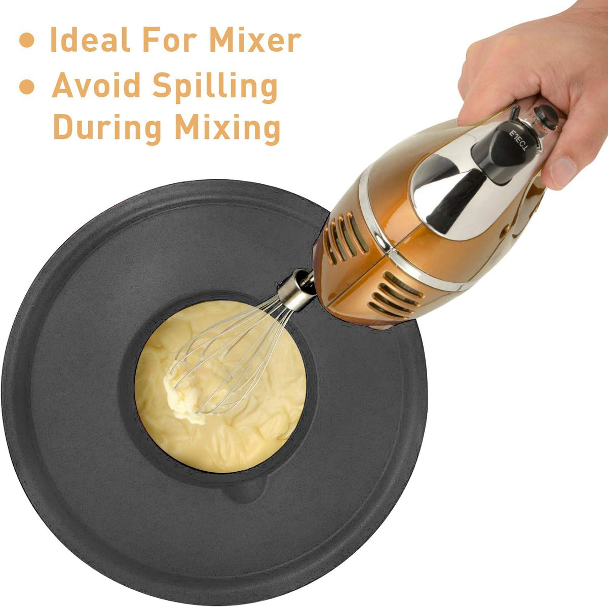 Mixing Bowls with Airtight Lids Set, 5PCS Stainless Steel Nesting Bowls – alternate view