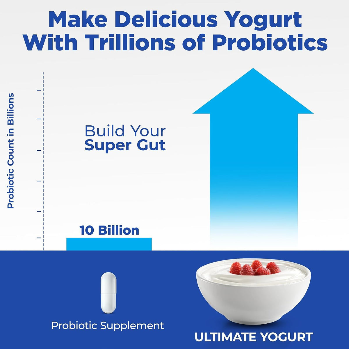 Probiotic Yogurt Maker with TruTemp™ Adjustable Temperature & Time Control – features
