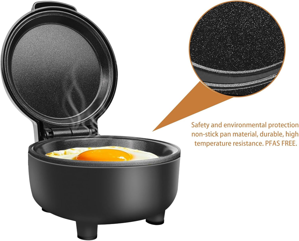 Smart Fried Egg Cooker, Automatic Fried Egg Maker for 6 Features like Sunny – another angle