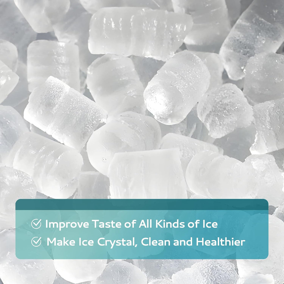 Ice Maker Cleaner & Descaler, 24 Uses & Individually Packed – close-up
