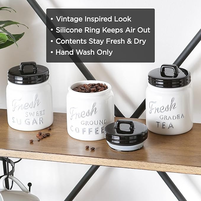 DII Kitchen Accessories Collection Ceramics, Cookie Jar, Dark Green