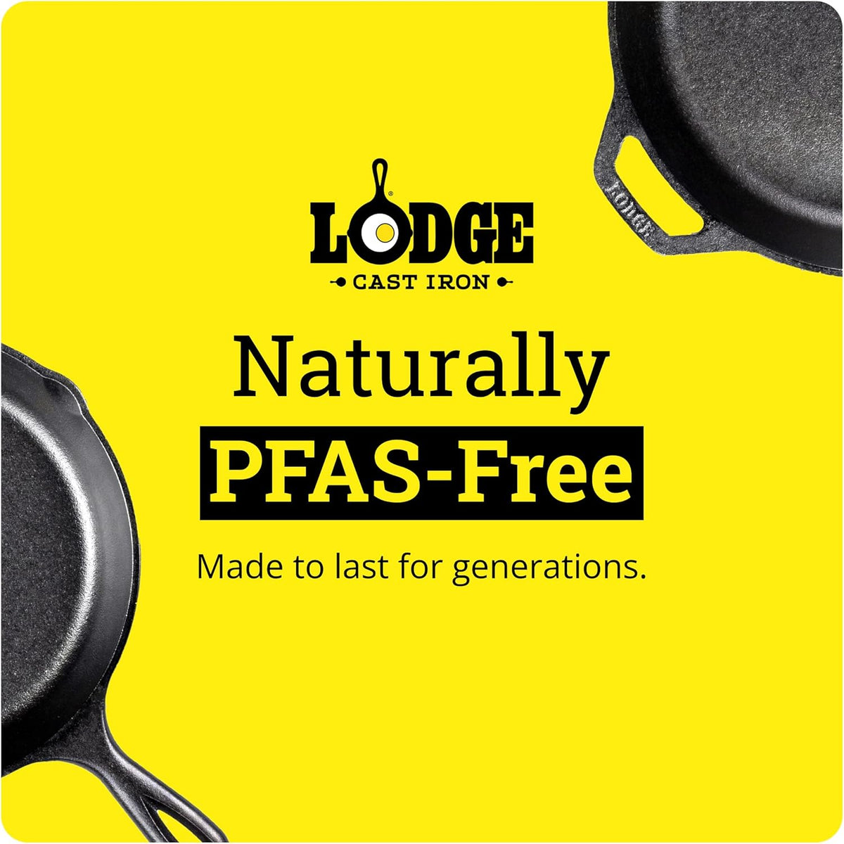 Pre-Seasoned Cast Iron Baking Pan, Rectangular, 15.5 x 10.5 Inches – set view