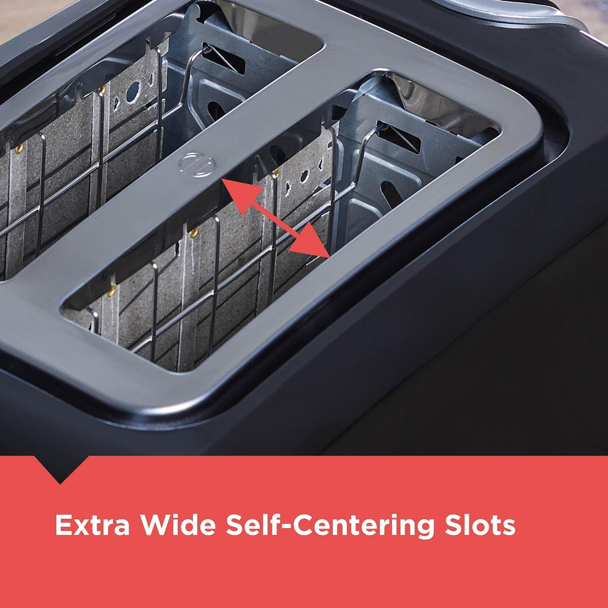 2-Slice Toaster with Extra-Wide Slots – features