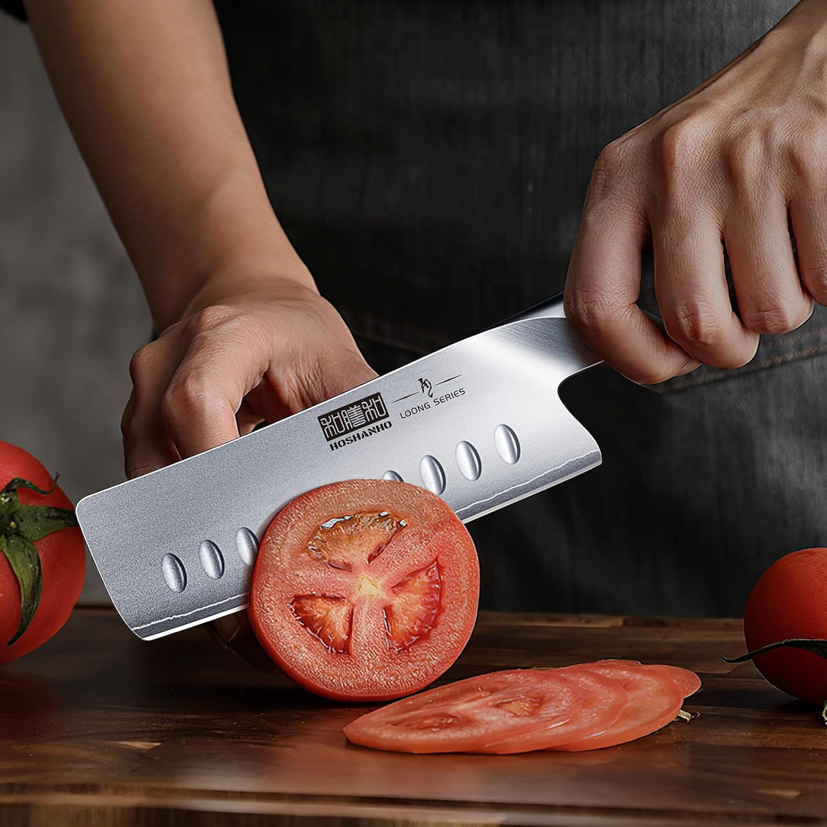 5.5 Inch Nakiri Knife, Ultra Sharp Japanese Kitchen Chef Knife – size reference