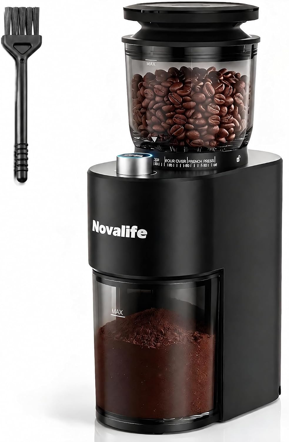 Coffee Grinder, Electric Coffee Bean Grinder with Anti-Static Design, 38