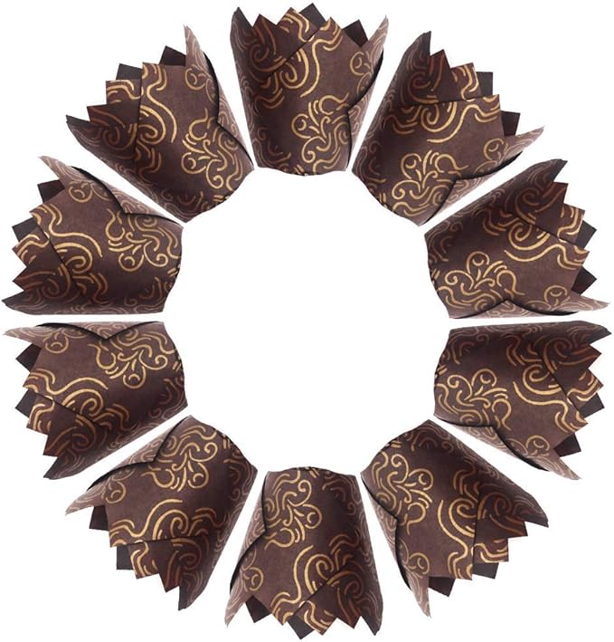 Baking Cups - 150 Count Tulip Paper Cupcake Liners, Grease-Proof