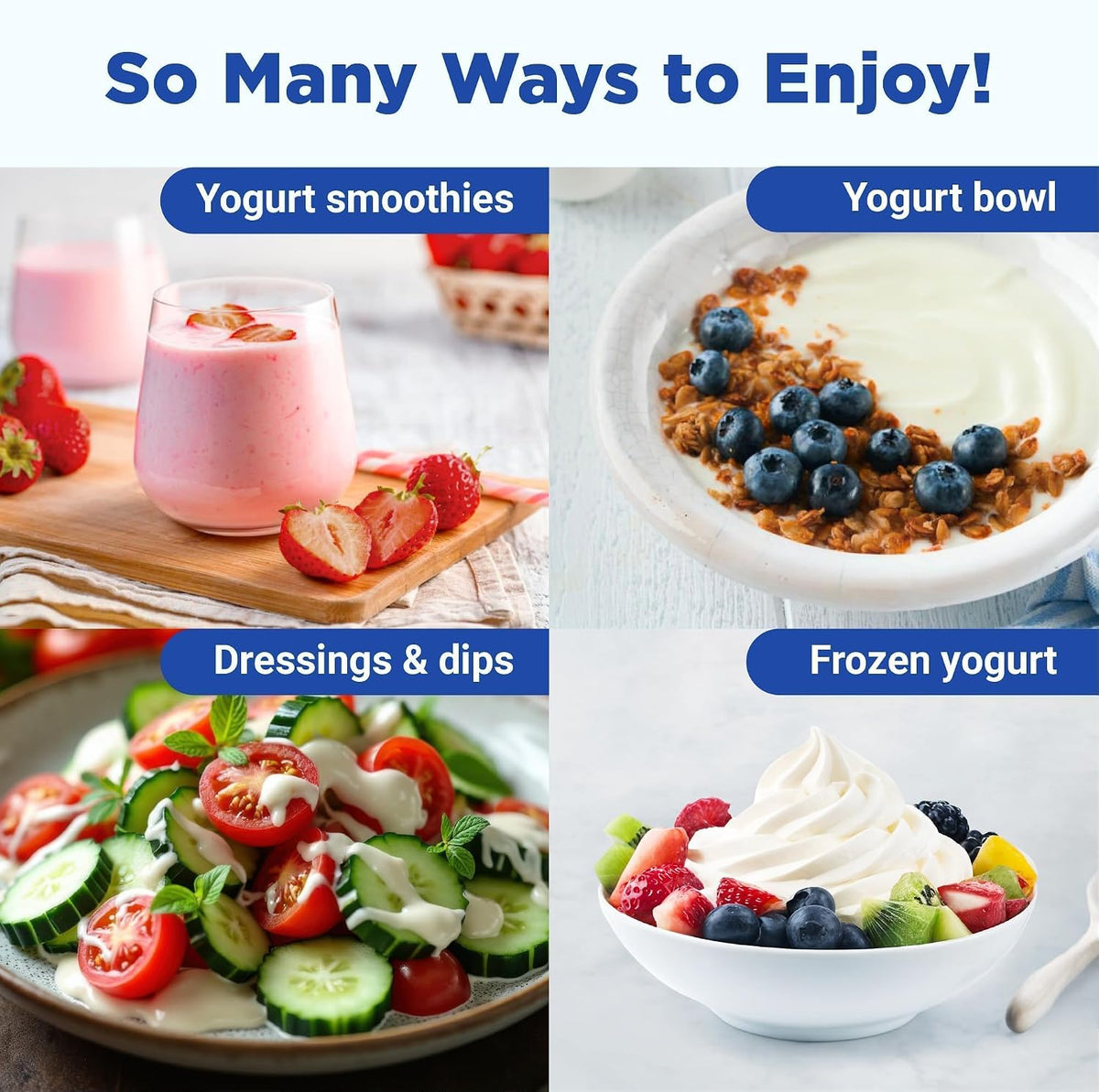 Probiotic Yogurt Maker with TruTemp™ Adjustable Temperature & Time Control – set view