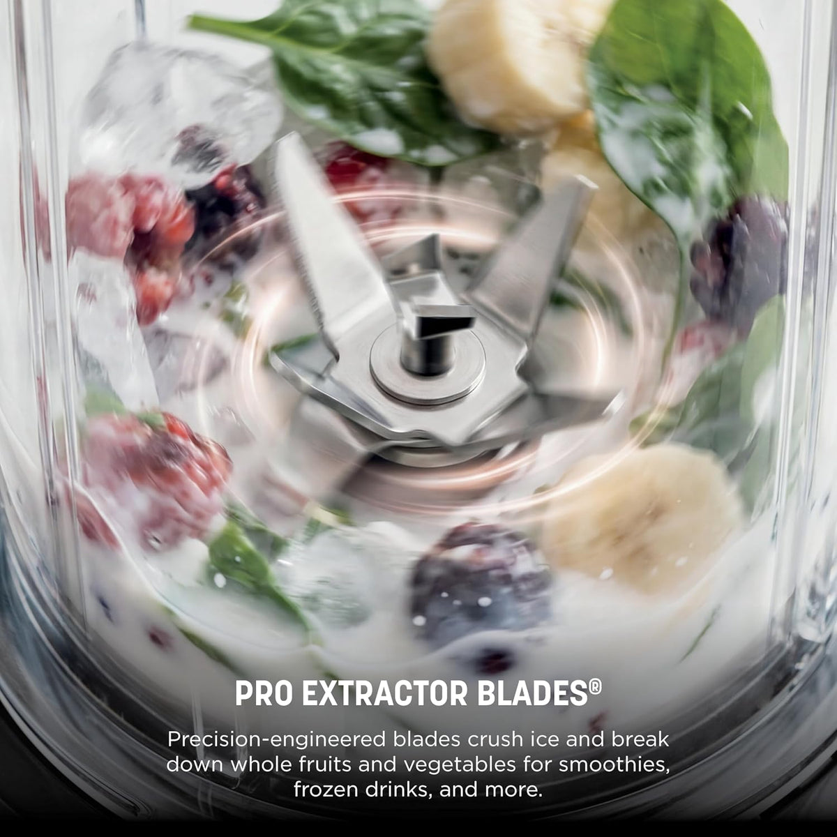 Nutri-Blender Pro with Auto iQ, 1100PW, (2) 24oz Cups, BN401 – features