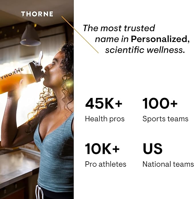 THORNE Creatine - Micronized Creatine Monohydrate Powder - Support for Muscles & Cognitive Function* - for Women & Men - Unflavored - NSF Certified for Sport - 5 g per Serving - 90 Servings