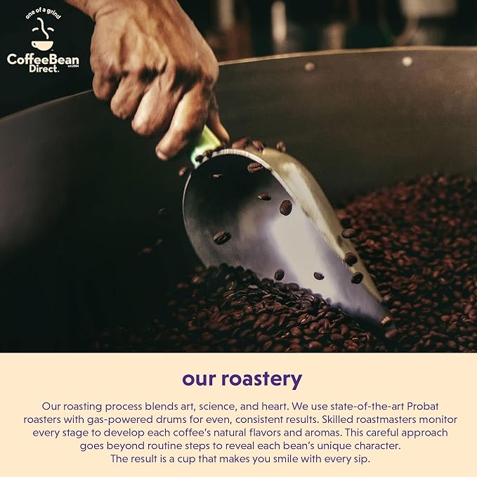 Coffee Bean Direct Organic Fair Trade Dark Ethiopian Yirgacheffe, Whole Bean Coffee, Arabica Coffee, Dark Roast, 5 Pound Bag (Pack of 1)