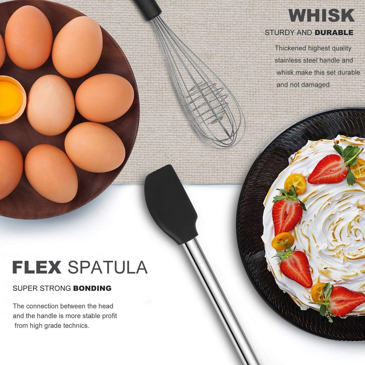 Kitchen Utensil Set-Silicone Cooking Utensils-33 Kitchen Gadgets & Spoons – alternate view