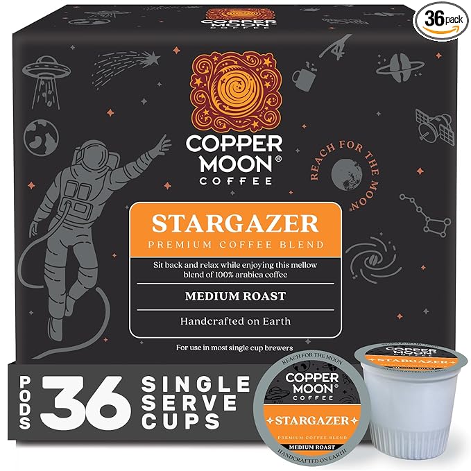 Moon Single Serve Coffee Pods for Keurig K-Cup Brewers