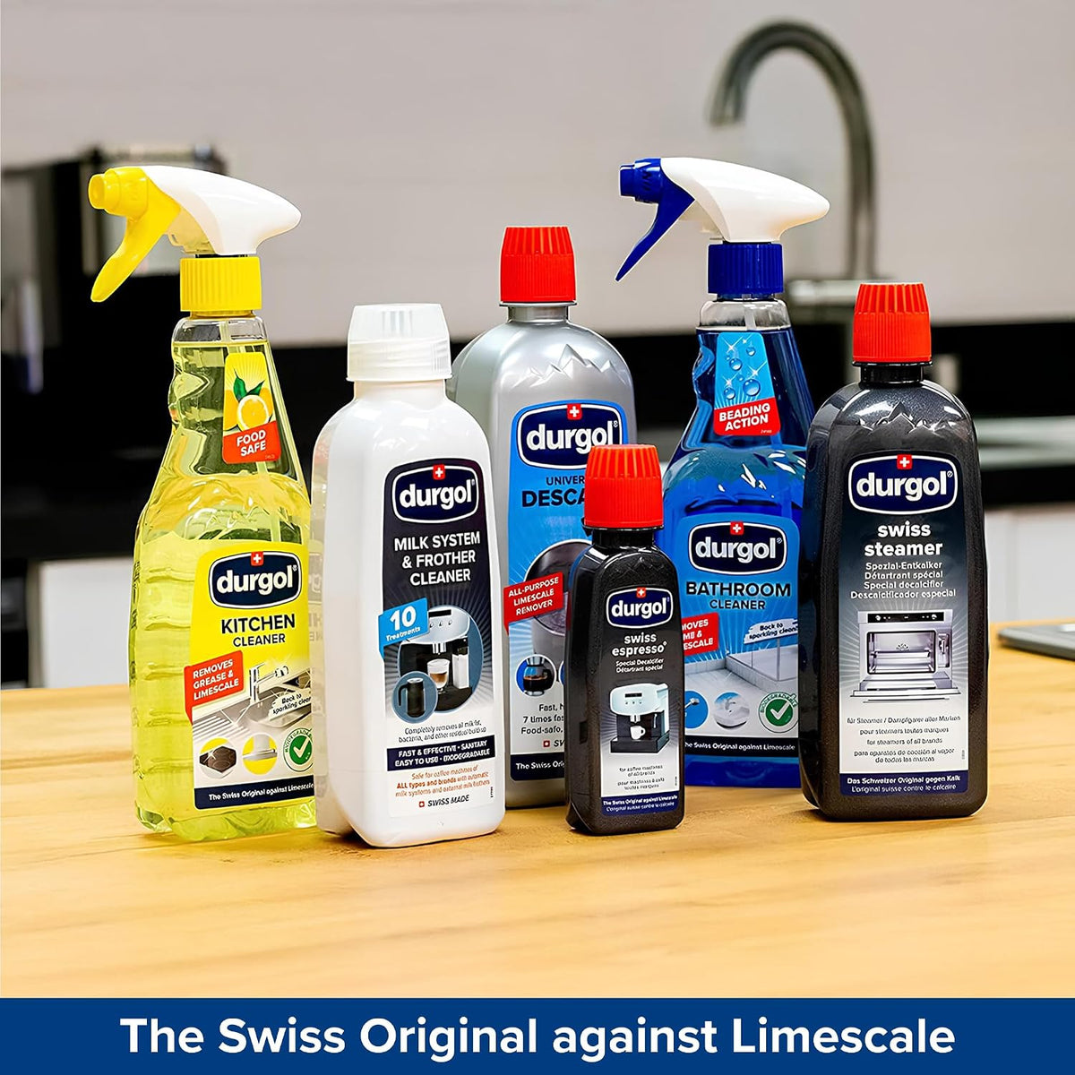 Swiss Espresso, Descaler and Decalcifier for All Brands of Espresso Machines – set view