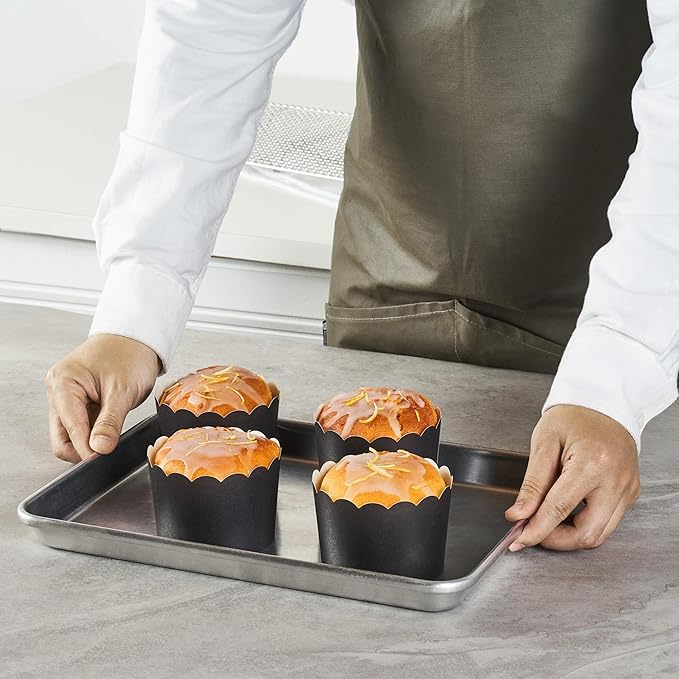 Baking Cups, Black Paper Cupcake Liners, 10 Ounce, 200 Count