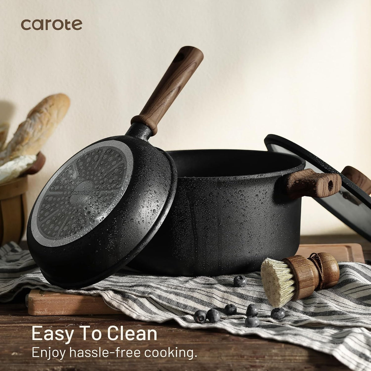 21pcs Pots and Pans Set, Nonstick Cookware Sets – alternate view