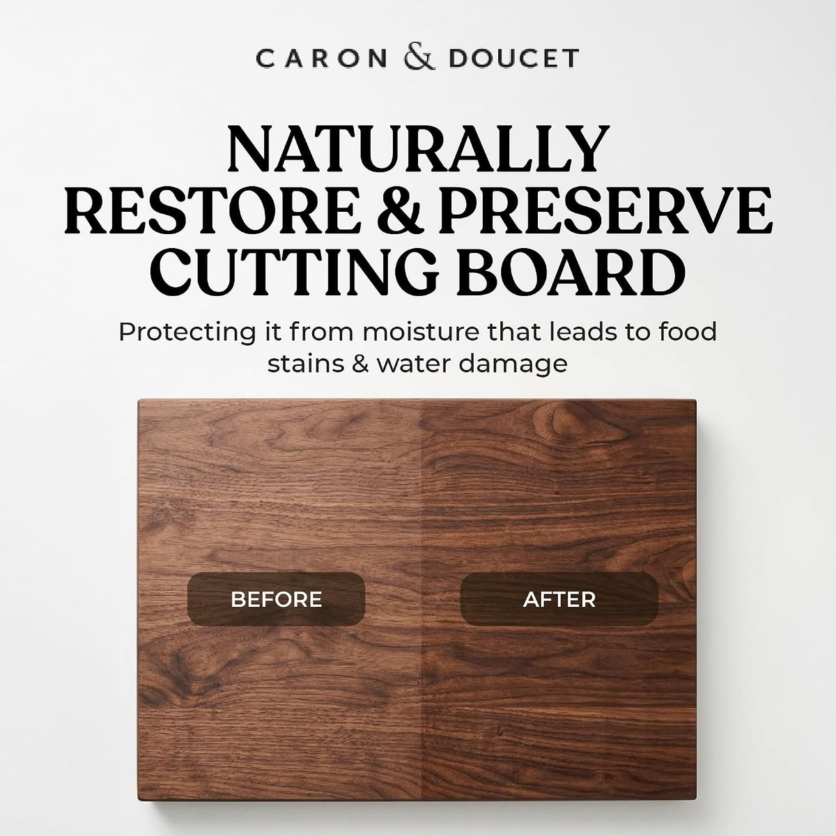 Ultimate Cutting Board Maintenance Kit - Cutting Board Oil, Cutting Board Soap – size reference
