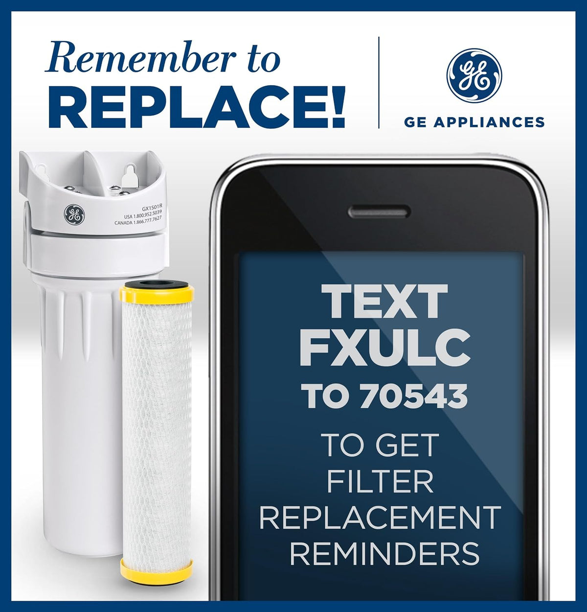 GE Advanced Single Stage Drinking Water System Replacement Filter, Fits GX1S01R – detail