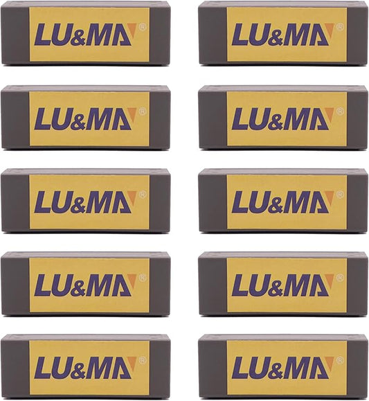 Paint Scraper Carbide Blades Double-Edged Reversible Replacement Blade (2.38"(60mm),10packs) By LU&MN