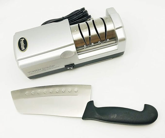 Premium Knife Sharpener Bundle Deal with Martin Yan's Chef Knife
