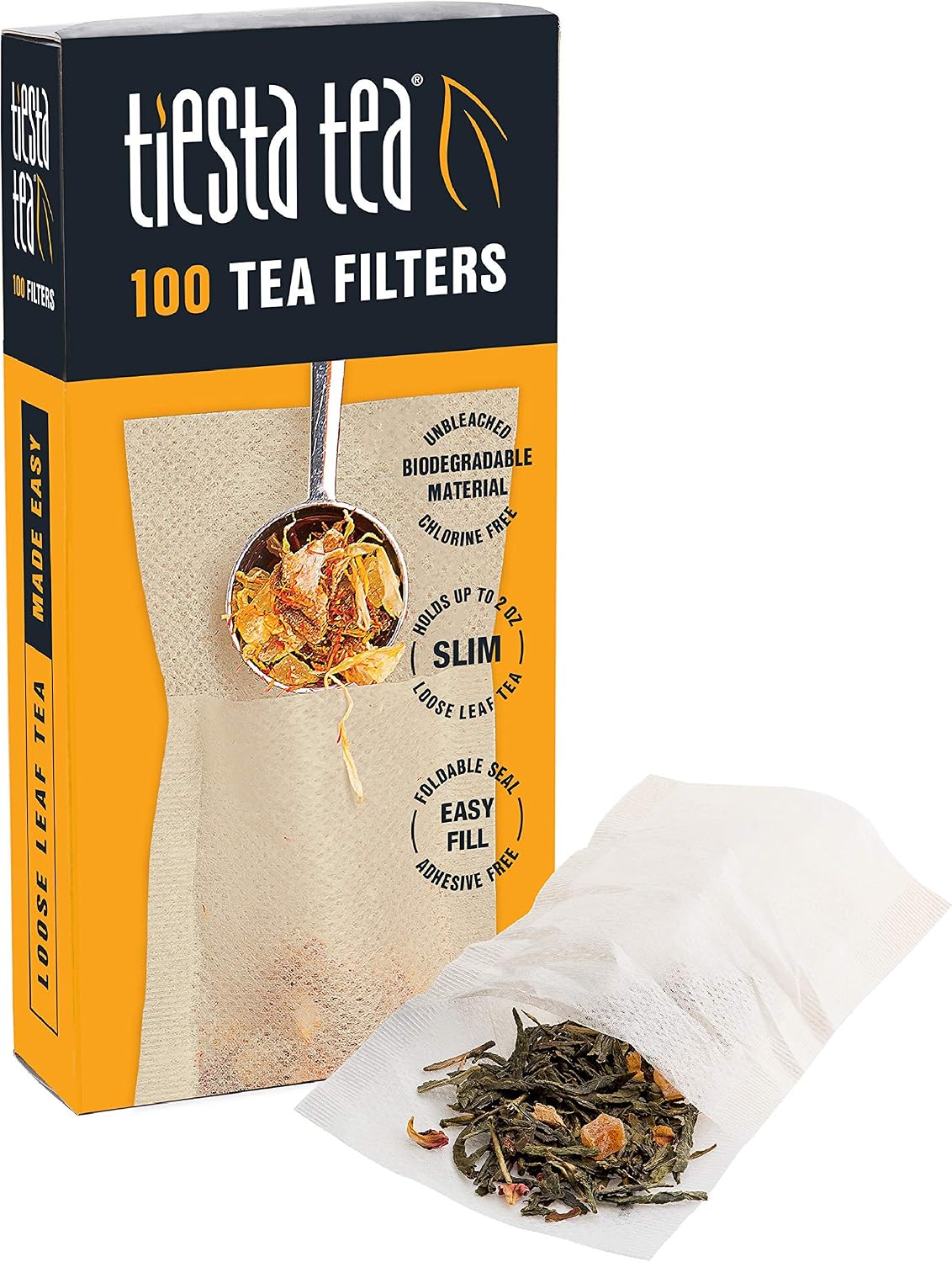 Loose Leaf Filters Disposable Infuser Drinks 100 Count