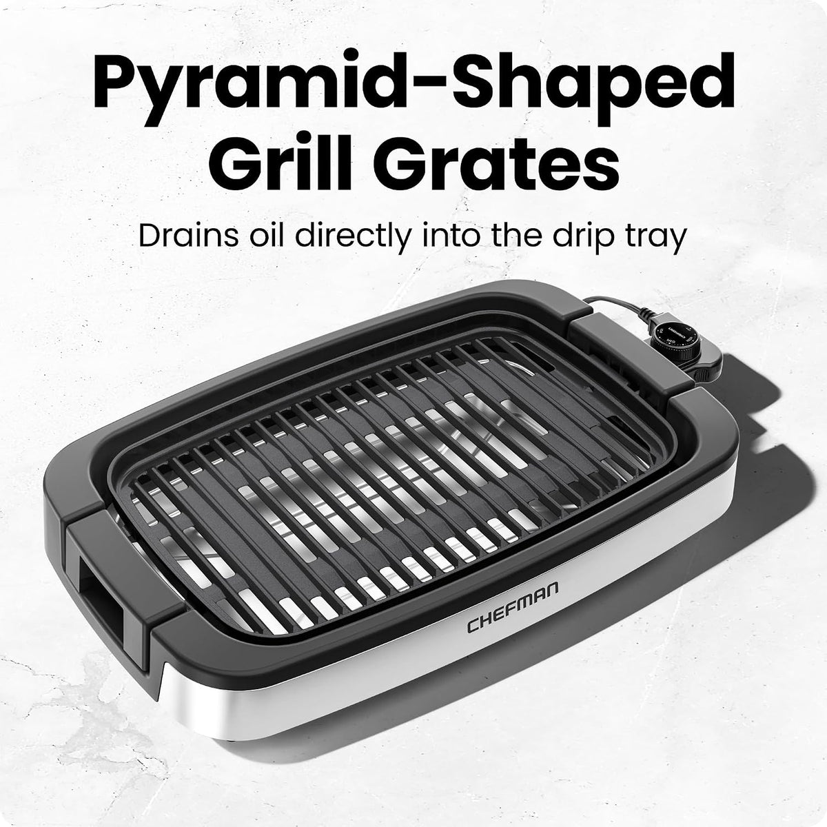 Smokeless Indoor Electric Grill, Extra Large Grilling Surface, Nonstick Table – features