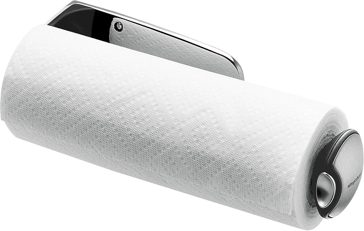 Wall Mount Paper Towel Holder, Under-Cabinet or Wall Mounted Rack, Horizontal – detail