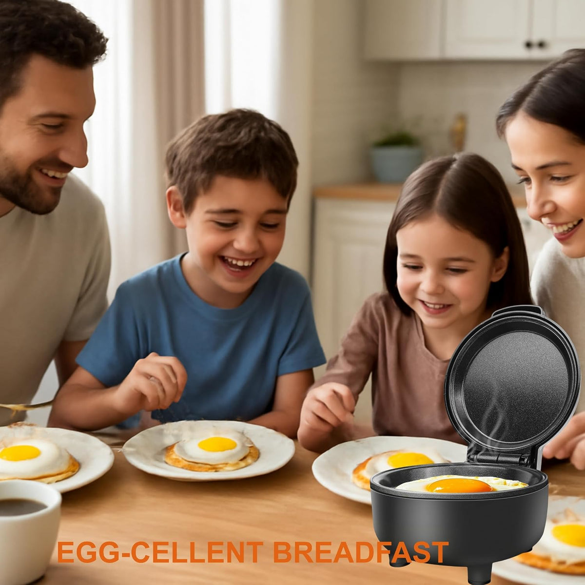 Smart Fried Egg Cooker, Automatic Fried Egg Maker for 6 Features like Sunny – alternate view