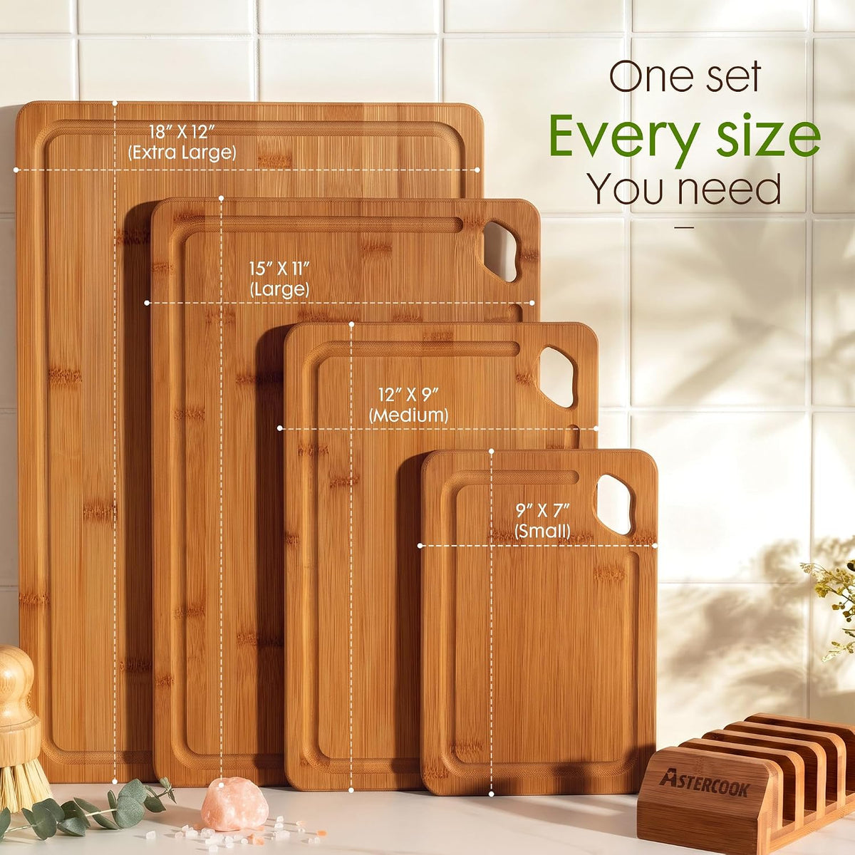 Bamboo Cutting Boards for Kitchen – detail