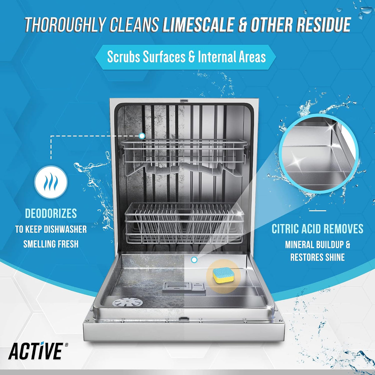 Washing Machine And Dishwasher Cleaning Tablets Bundle - Includes 12 Month – alternate view